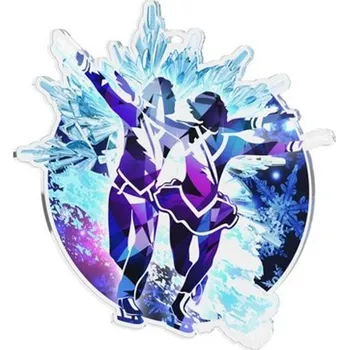 Poháry Bauer Akrylátová medaile MDAS0080M08 | Krasobruslení