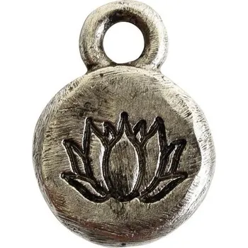 Přívěsek Nunn Design přívěsek lotos 12,5x9 mm postříbřený