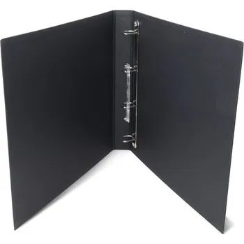 Kroužkové album na scrapbook z kraftového kartonu 36,5x32,5x4cm černý