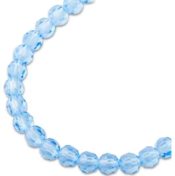 Dětské navlékací korálky Preciosa MC perle kulatá 3 mm Light Sapphire