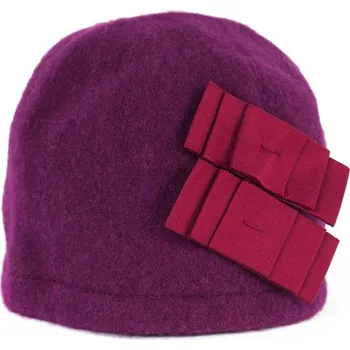 Čepice Elegantní dámský zimní klobouk růžový
