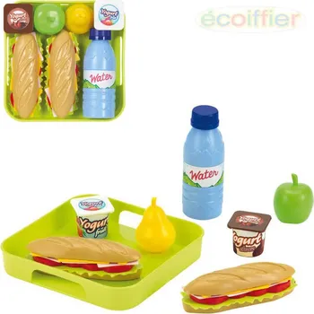 Dětská kuchyňka Baby herní set svačina s podnosem dětské makety potravin plast