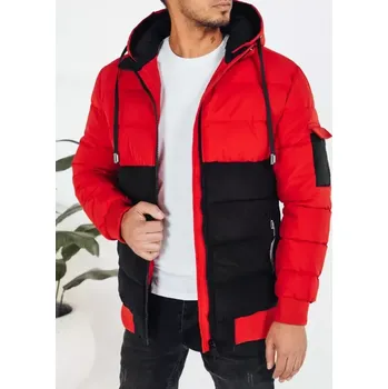 Pánská casual bunda Pánská bunda DSTREET TX5100 ČERNÁ/ČERVENÁ L