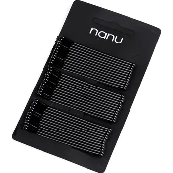 Vlasová sponka 6 cm - 6 černá