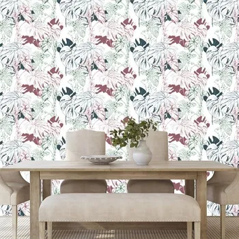 Tapeta Dovido Tapeta barevné listy monstery