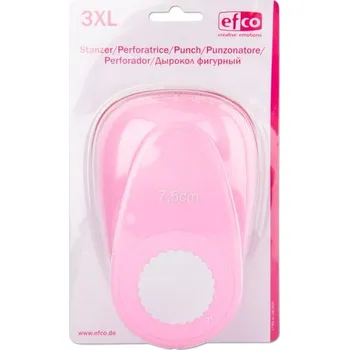 Děrovačka Efco Ozdobná děrovačka vroubkovaný kruh 75mm