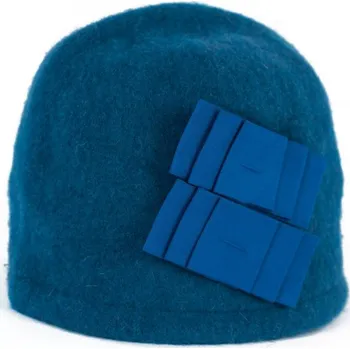 Čepice Elegantní dámský zimní klobouk modrý