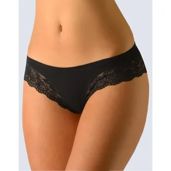 Kalhotky Krajkové kalhotky bokové - černá - 46/48