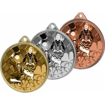 Poháry Bauer Kovová medaile MDLR001M108 | Tanec