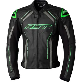 Moto bunda RST Pánská kožená bunda RST S1 CE / JKT 2977 - ref.zelená - 44