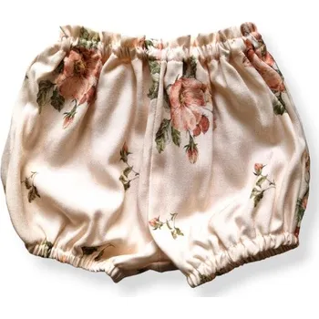 Samiboo Bambusové kraťásky Bloomers ROSES - 0-3m