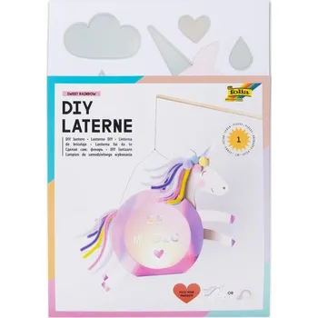 kreativní sada Sada na výrobu lampionu duhový svět