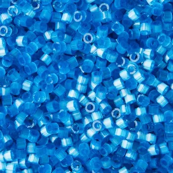 Prsten Miyuki Rokajlové korálky - Miyuki Delica 11/0 (DB-1860-50) Silk Inside Dyed Delphinium