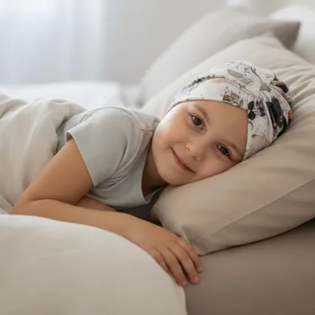 Ebbie Dětský bavlněný turban-style - KOČIČKY