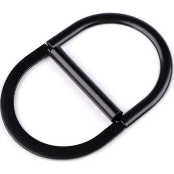 Kovová spona opasková 35 mm - 4 černý lak