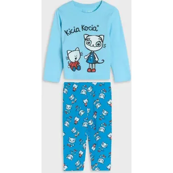 Chlapecké spodní prádlo Sinsay - Dvoudílná pyžamová souprava Kitty Kotty - modrá - 683DJ-05X - 683DJ-05X-80