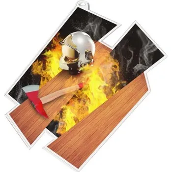 Poháry Bauer Akrylátová medaile MDAZ0011M20 | Hasiči