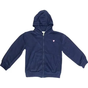Dívčí mikina Mikina divčí s kapucí celopropínací, Minoti, 10ZIPEMB 4, modrá - 146/152 | 11/12let