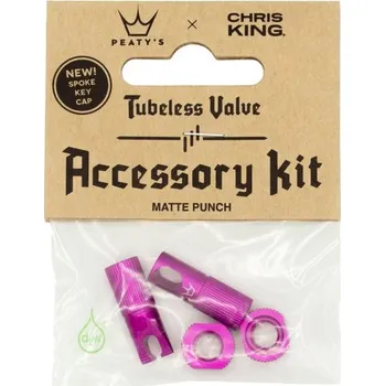 Duše na kolo PEATYS Ventilková sada PEATY'S X CHRIS KING (MK2) PUNCH PŘÍSLUŠENSTVÍ K BEZDUŠOVÝM VENTILKŮM - Uni
