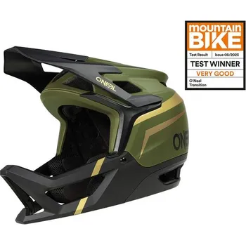Cyklistická přilba Oneal Integrální helma Oneal Transition FLASH olivová/černá - L ( 59 - 60 cm )
