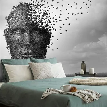 Tapeta Dovido Tapeta abstraktní tvář v podobě stromu