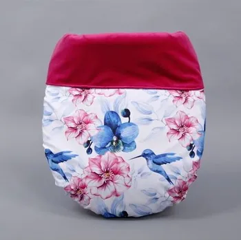 Dětská deka Kidiloo Nepadací deka/nánožník Kolibřík + velvet fuchsie