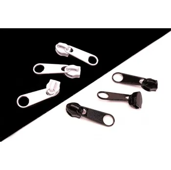 Zip Jezdec černý 5 mm nonlock bez aretace 10ks