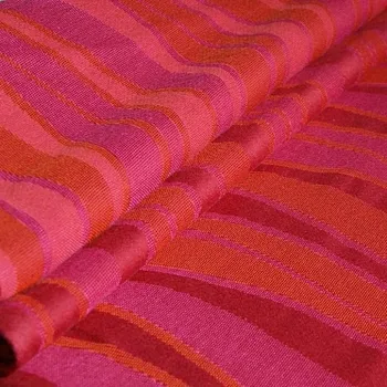 Šátek na nošení dítěte Didymos Vlny červené - délka 5,2m (vel 7)