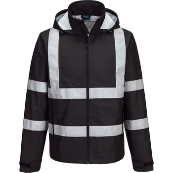 PORTWEST IONA ENHANCED F442 / Lehká nepromokavá bunda - černá XL