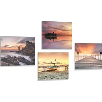 Obraz Dovido Set obrazů ráj na zemi