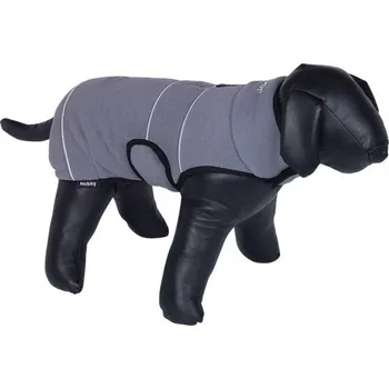 Obleček pro psa Nobby TENIA fleece reflexní mikina pro psa šedá 26cm SLEVA 20% VÝPRODEJ