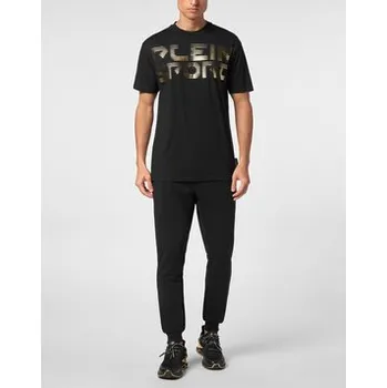 Pánské tričko Plein Sport T-Shirt 19539 Černá Regular Fit S