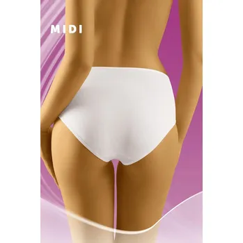 Dámské spodní prádlo Dámské kalhotky TAHOO - Midi plus white - bílá - XXL