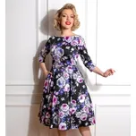 H&R London retro šaty Charlotte Velikost: XL (UK 16)