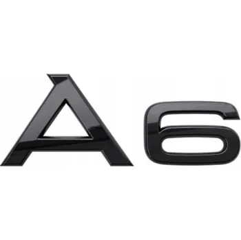 Elektrický zubní kartáček A6 Emblem Logo odznak Audi A6 Black REAR SPORT