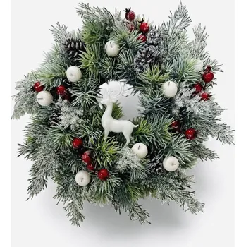 DANNY MADE Vánoční věnec zasněžený