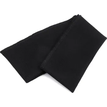 Elastický náplet bavlněný na lemy mikin - tunel 8x80 cm - černá