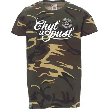 Rybářské oblečení Chyť a pusť Dětské tričko Style camo - 13/14 let
