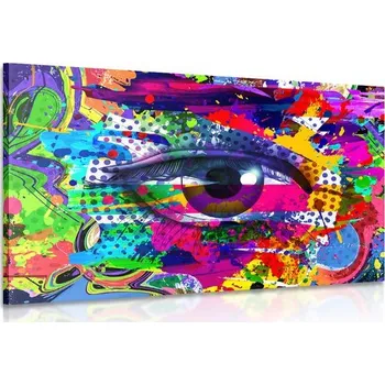 Obraz Dovido Obraz lidské oko v pop-art stylu