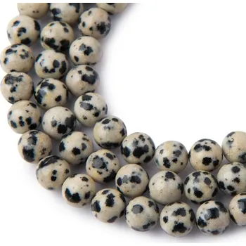 Dětské navlékací korálky Korálky z minerálu Jaspis Dalmatin 8 mm