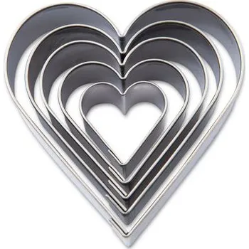 kreativní sada Sada vykrajovátek srdíčka 5ks