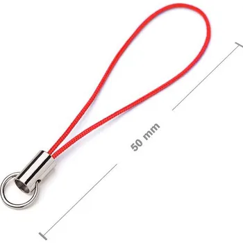 Šňůrka na mobil červená