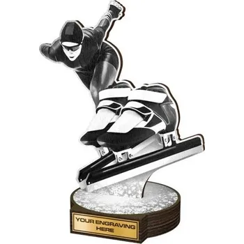 Poháry Bauer Dřevěná plaketa RWR057 | Bruslení