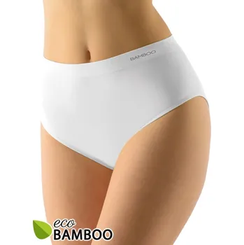 Dámská móda KALHOTKY Eco Bamboo bezešvé - bílá - XL/XXL