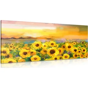 Obraz Dovido Obraz slunečnicové pole
