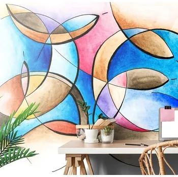 Tapeta Dovido Samolepící tapeta abstraktní kresba tvarů