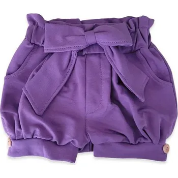 Le Bebe Kraťásky s mašlí FIALOVÁ - 98