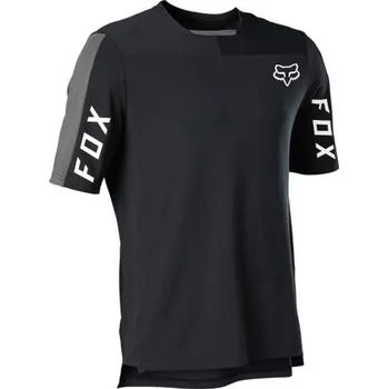cyklistický dres Fox Racing Pánský dres s krátkým rukávem Fox Defend Pro Ss Jersey, Black - S