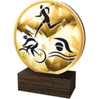 Volný čas Poháry Bauer Dřevěná plaketa TFRW691 | Duatlon