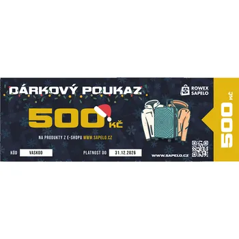 Dárkový potravinový koš Voucher na nákup libovolných produktů na Sapelo.cz Hodnota: 500 Kč